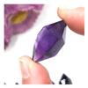 EKFBQBGW Natural Deep Purple Amethyst Crystal Point Tower Wand, 1 pc view 4