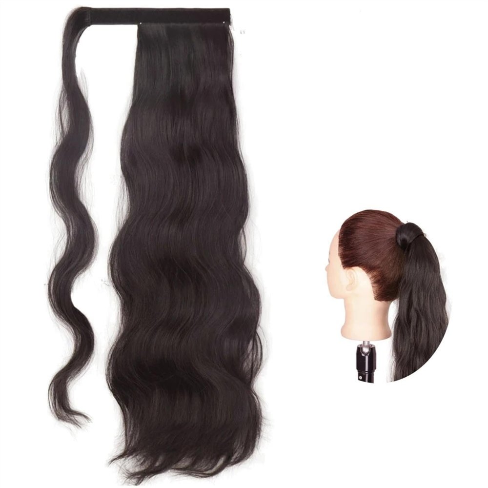 24-Inch Wavy Wrap-Around Ponytail Extension