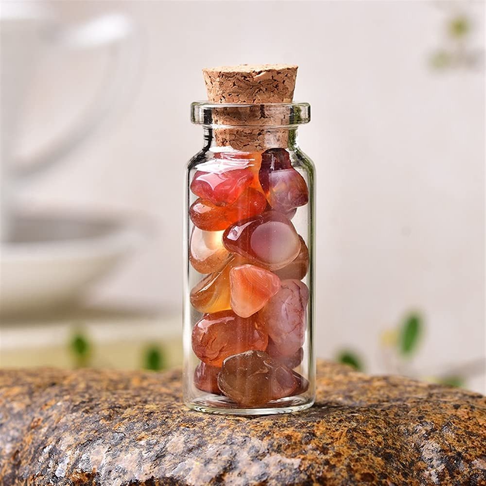 Natural Crystal Glass Wishing Bottle