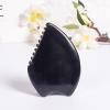 Natural Stone Gua Sha Facial Massage Tool, Black Obsidian, 1 Piece view 1