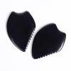 Natural Stone Gua Sha Facial Massage Tool, Black Obsidian, 1 Piece view 2