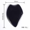 Natural Stone Gua Sha Facial Massage Tool, Black Obsidian, 1 Piece view 4
