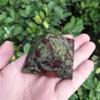 Natural Quartz Dragon Blood Stone Pyramid, 40–60 mm view 2
