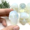 Handcrafted Natural Opal Quartz Skull Crystal Decor view 3