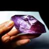 EKFBQBGW 2.95-Inch Genuine Tibetan Purple Amethyst Crystal Point Prana Wand view 1