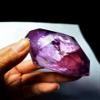 EKFBQBGW 2.95-Inch Genuine Tibetan Purple Amethyst Crystal Point Prana Wand view 3