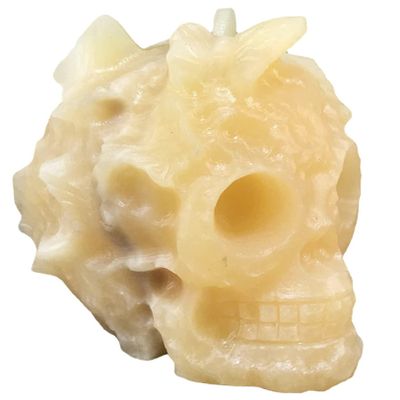 EKFBQBGW Natural Orange Calcite Crystal Skull Home Decoration, 1 Piece