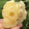 EKFBQBGW Natural Orange Calcite Crystal Skull Home Decoration, 1 Piece view 2