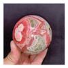 Natural Rhodochrosite Quartz Crystal Sphere, 1 Pc view 4