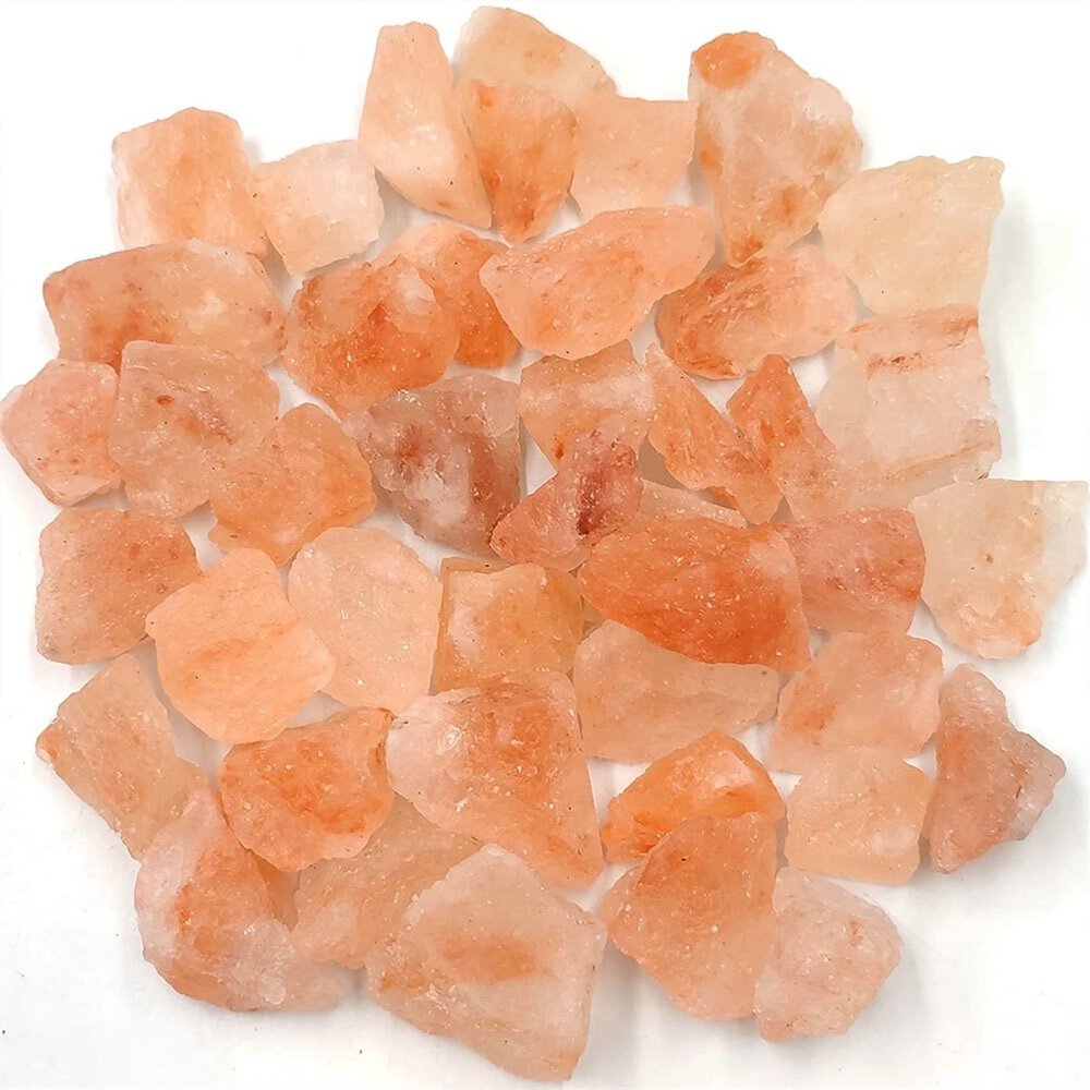 EKFBQBGW 1pc Natural Sunstone Rough Quartz Crystal, 20–40 mm, Orange Salt
