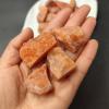EKFBQBGW 1pc Natural Sunstone Rough Quartz Crystal, 20–40 mm, Orange Salt view 4