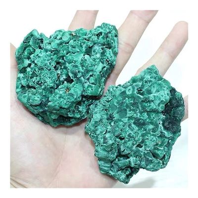 EKFBQBGW Room Decor Natural Green Malachite Stone, Rough Crystal, Clastic Rock Cube, Collectible Mineral Specimen (Color: Green, Size: 1000 g)