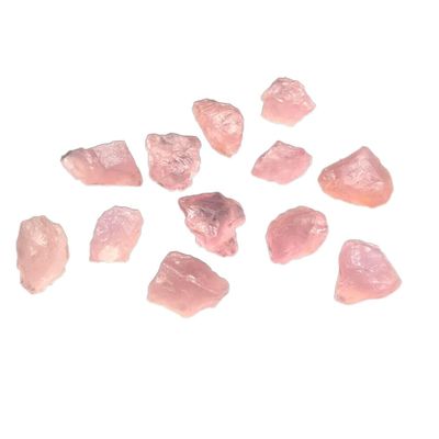 EKFBQBGW Room Decoration, 1 pc Natural Raw Green Rough Quartz Crystal Rock for Aquarium and Home Decor (Color: Rose Quartz, Size: 1 pc, 20–30 mm)