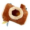 Yardwe Warm Hammock for Hamsters and Parrots, Brown Fabric view 1
