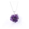 Natural Amethyst Crystal Cluster Pendant for Home Decor view 2