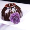 Natural Amethyst Crystal Cluster Pendant for Home Decor view 4