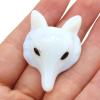 Natural Stone Wolf Head Pendant, 1 pc view 3
