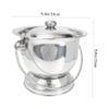 Portable Stainless Steel Urinal with Lid and Handle for Seniors and Children view 2