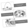 Portable Stainless Steel Urinal with Lid and Handle for Seniors and Children view 3