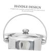 Portable Stainless Steel Urinal with Lid and Handle for Seniors and Children view 4