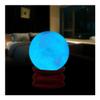 Stone Crafts Blue Glow Quartz Crystal Ball with Base view 1