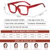 NEW VISION Reading Glasses NV3856, Oversized Square Vintage Frame, Red, +3.5 Diopters view 2