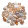 Natural Flower Agate Crystal, Tumbled Bulk Specimen, Red Goldstone, 500 g view 2