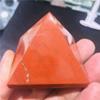 Natural Red Jasper Quartz Crystal Pyramid view 2