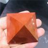 Natural Red Jasper Quartz Crystal Pyramid view 3