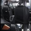 PU Leather Car Seat Covers for Hyundai, 5 Seats, Black/Red with Pillow view 3
