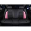 FACSER PU Leather Car Seat Cover Set for Lexus NX, GS300, LX570, RX330, RX350, LX470, GX470 and CT200h, Front and Rear, Pink view 1