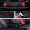 FACSER PU Leather Car Seat Cover Set for Lexus NX, GS300, LX570, RX330, RX350, LX470, GX470 and CT200h, Front and Rear, Pink view 3