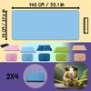 NEO SOLVO Fleece Cage Liners for Guinea Pigs & Rabbits (2-Pack) view 3