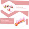 Sosoport 4-Piece Interactive Cat Toy Set with Scratch Balls and Feathers view 2
