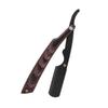 Healeved S22 Manual Razor Holder, Stainless Steel and Wood view 1