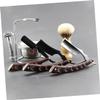 Healeved S22 Manual Razor Holder, Stainless Steel and Wood view 2