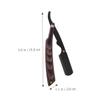 Healeved S22 Manual Razor Holder, Stainless Steel and Wood view 3