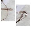 FUQINQINGOZ Fashion Blue-Light-Blocking Reading Glasses, Gold, +2.00 view 4