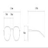 FUQINQINGOZ Rimless Reading Glasses, Anti-Glare, HD, Flat Light Mirror, Anti-Blue Light (Color: Golden, Size: +150) view 3