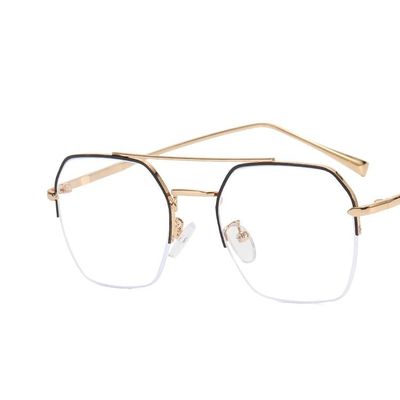FUQINQINGOZ Oversized Aviator Reading Glasses, Blue-Light Filter, C5, +3.50