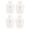 Holy Water Bottles, 4-Pack, 60 mL, PS, White view 1
