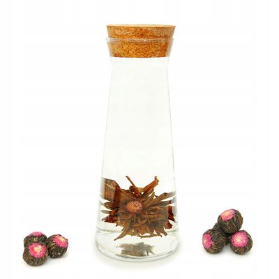 Blooming Tea Ball Black Ball, 1 Piece | Black Tea with Globe Flower | Hand-Tied & Mild | Winoszarnia