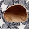 CORHAD Fluffy Sponge Hamster Hideout with Breathable Material and Cozy Bed, Warm Small-Animal Nest for Winter Floors view 4