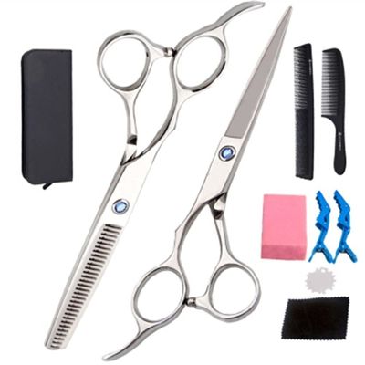 RajoNN 6-Inch Left-Handed Hairdressing Scissors Set