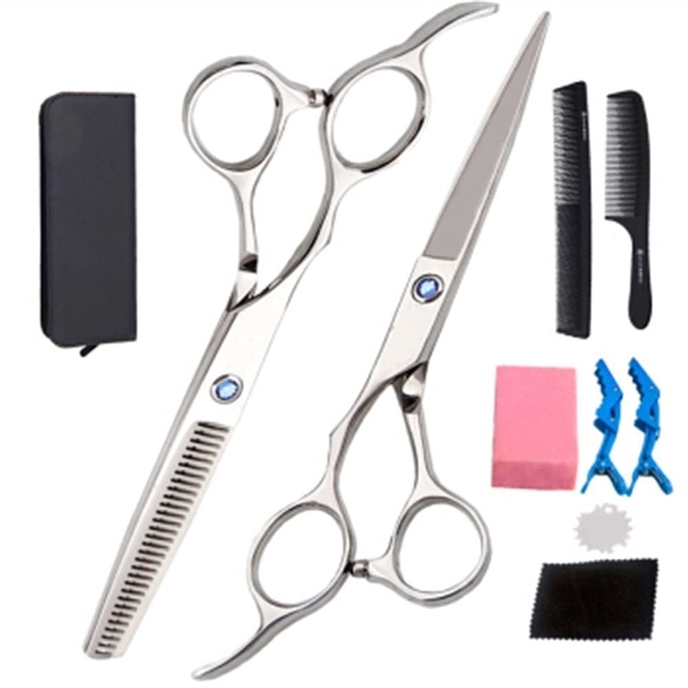 RajoNN 6-Inch Left-Handed Hairdressing Scissors Set