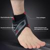 Coogime 2-Pack Plantar Fasciitis Foot Wrap, Flexible Ankle Brace, Breathable Ankle Support, Orange, M (EU 39-41) view 4