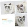 Transparent Breathable Cat Muzzle with Anti-Bite Function view 2