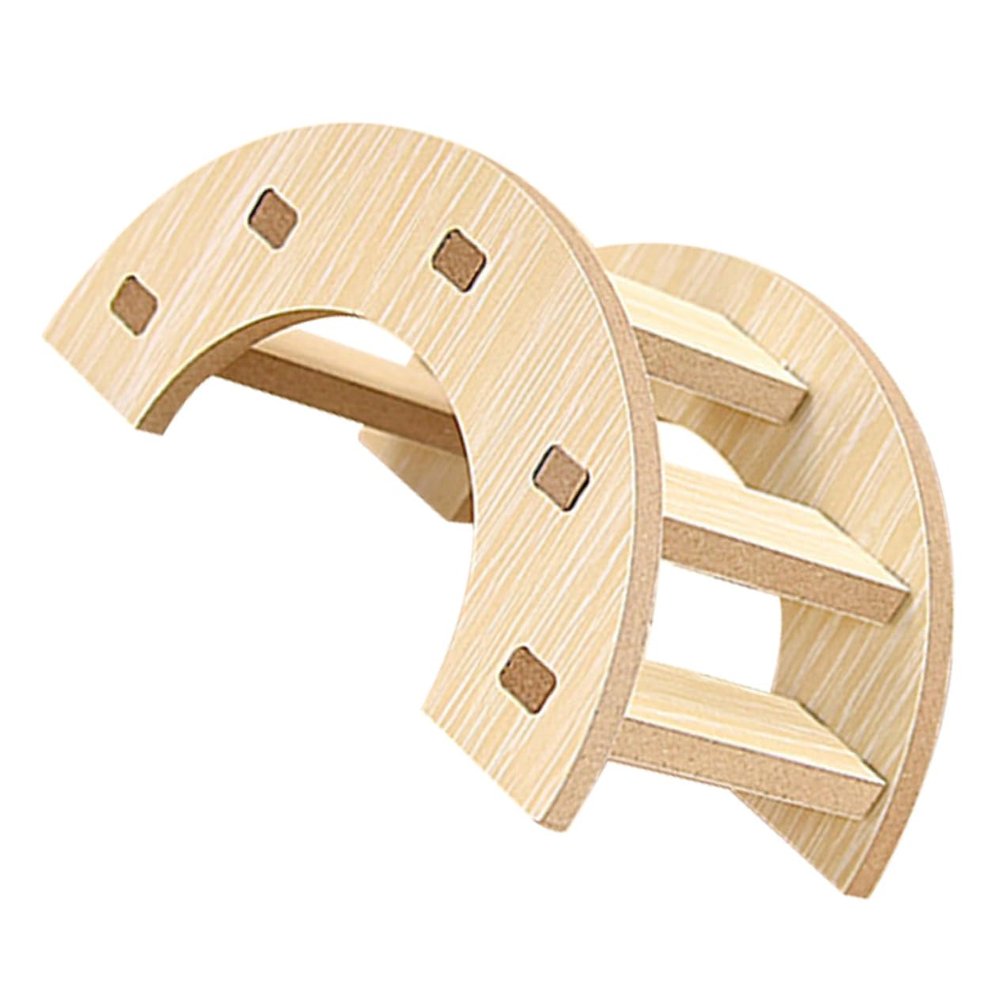 Kisangel Wooden Climbing Bridge for Small Pets