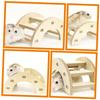 Kisangel Wooden Climbing Bridge for Small Pets view 2