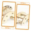 Kisangel Wooden Climbing Bridge for Small Pets view 3